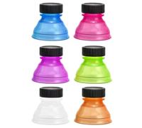 6 Und Tapones para Latas Refresco, Tapones Reutilizable para Latas, Tapon para Bebidas, Adaptador para Lata de Refresco