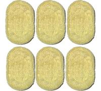 6 unidades 100% natural exfoliante luofah multifunción paquete de ahorro de jabón - Cepillo de baño esponja de ducha - Jabonera Jabonera Jabonera - Pieza de llenado de jabón - Soporte de bolsa para baño de ducha