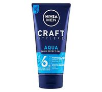 6 unidades AQUA GEL PARA EL CABELLO WET LOOK Efecto mojado Nivea FOR MEN