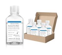 6 unidades de 500 ml de agua ultra pura, agua de laboratorio estéril, 500 ml/botella (6 unidades de 500 ml)
