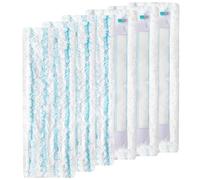 6 unidades de fundas para fregonas Leifheit Profi XL Cotton Plus / Profi XL Micro Duo de mango completo, 2 tipos de microfibra de repuesto para todos los suelos, eliminación rápida de manchas