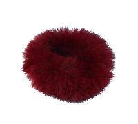 6 unidades de gomas para el pelo de felpa sintética, bandas para el pelo de pelo sintético, muñequeras de cuerda, accesorios para coletas para mujeres y niñas, 13 colores. (colour 7,6)