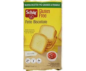 6 unidades de grasa para galletas Senza Glutine Bizcochos de pan horneado, 260 g, sin gluten