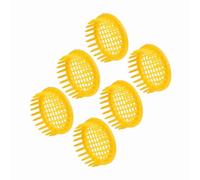 6 unidades de jaulas de abejas reina, reutilizables, de plástico, para la cría de abejas celulares.