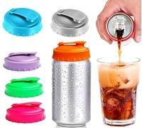 6 unidades de tapas para latas de bebida, tapas para latas de bebidas, tapas para latas, tapas de latas, cierre de latas, tapas de latas, tapas de cerveza, reutilizables, cierre