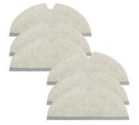 6 unidades de toallitas para Roborock Q5 Pro, Q5 Pro+, Q8 Max, Q8 Max+, S5, S5 Max, S4, S50, S51, S55, S6, S6 Pure, S6 MaxV, Q7, Q7 Max, microfibra suave, lavable y reutilizable, repuesto para mopa
