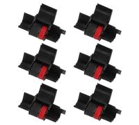 6 unidades IR40T rollo de tinta negro rojo calculadora impresora cinta para calculadora y cajas registradoras, bolígrafo de repuesto compatible con IR40T IR40, adecuado para máquina de cálculo Canon
