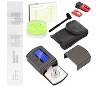6 unidades Justier y set de ajuste para tocadiscos: juego de agujas para tocadiscos, báscula digital de brazo con acimut, libélula y plantilla voladiza, cepillo de limpieza, aguja de repuesto para