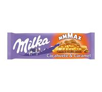 6 unidades *** MILKA Mmmax Chocolate con leche con cacahuete y caramelo, 1 pieza, 276 g, en formato de caja de 6 unidades