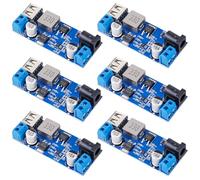 6 unidades módulo convertidor bajador DC 12V 24V a DC 5V 5A, convertidores reductores con puerto USB, módulo convertidor reductor, módulo de alimentación reductora ajustable