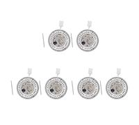 6 unidades NH35A NH35 movimiento de reloj mecánico de alta precisión fecha a 3 Datewheel 24 automático de cuerda automática, plateado y .