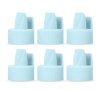 [6 unidades] Papablic Duckbill Válvulas para Spectra y Medela, válvulas reemplazables de pico de pato para válvulas Spectra S1 Spectra S2 y bomba Medela en estilo, libre de BPA/DEHP, azul