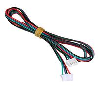 6 unids 1.5M/5ft motor paso a paso cables XH2.54 4pin a 6pin blanco terminal paralelo motor cables para impresora 3D motor paso a paso