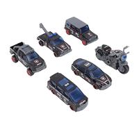 6 Unids 1 64 Básculas Coches de Juguete Metal, Aleación Vehículo Set para Niños y Coleccionistas, Durable, Fundido Mini con Colores Clásicos (Black)