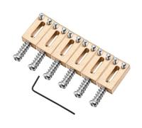 6 unids 10.5 mm guitarra puente sillines latón trémolo puentes guitarra eléctrica puente sillines reemplazo durable cuerdas guitarra