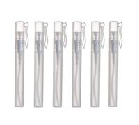 6 unids 10 ml mini botella de perfume portátil botella de spray pequeña muestra vacíos envases recargables fragancias atomizador botellas de plástico