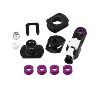 6 unids Gear Shift Cable Linkage Bushing para Suzuki para Swift Sport Sx4 Palanca End Connector Negro Púrpura ABS Kit de piezas de repuesto de plástico