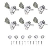 6 unids/lote clavijas de afinación de guitarra eléctrica acústica Retro 3R + 3L sintonizador de cabezales de máquina semicerrados for guitarra Gibson