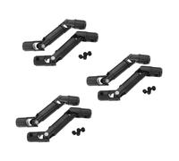 6 Unids Mejora El Eje de Conducción de Metal para WPL HengLong 1/16 RC Repuestos de Coches Camiones Militares Camiones, Negro