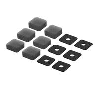 6 unids/paquete de repuesto micrófono a prueba de viento manguito para reparación de cámara micrófonos parabrisas reducción de ruido esponja suave