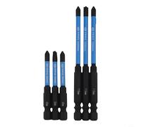 6 unids ranurado/para destornillador cruz juego/para electricista/acero de aleación HRC63 magnético FPH1/ FPH2/ FPH3/ 65mm y 110mm Longitud (FPH1)