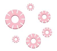 6 unids/set cortador de arcilla de silicona guía fabricante de pendientes herramienta de arcilla aro pendiente fabricante guía para la fabricación de joyas