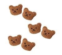 6 Unids/set Oso de de Peluche Apliques Parches Bolsa de Bordado Decoraciones de Animal de Dibujos Animados Regalos de Favor de Fiesta Parches para Vestidos Ropa