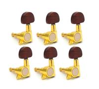 6 unids/set perilla cerrada clavijas de afinación de guitarra acústica clavijas de afinación de cuerdas afinadores cabezales de máquina Juego De Clavijas De Afinación Para Guitarra (Color : 3)