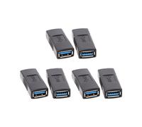 6 Unids Usb 3.0 Tipo A Hembra A Hembra Adaptador Acoplador Conector de Cambiador de Género