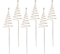 6 varillas electroculturales para plantas de cobre puro para un crecimiento saludable y una mejor absorción de nutrientes en el jardín huerto (A)