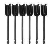 6 varillas mezcladoras de resina para taladro, mezclador epoxi, accesorios de batidor ABS para pinturas y líquidos gruesos