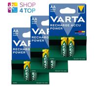 6 VARTA Aa Recarga Accu Potencia batteries LR6 2400mAh Nimh Mignon 2BL 1.2V New