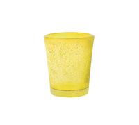6 Vasos De Vidrio Jade Licor CL5 Color Giallo H&H