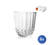 Paquete De 6 Vasos De Agua De Vidrio Marca Pasabahce Modelo Diony 32 Cl