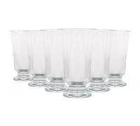6 vasos transparentes con patas de cristal Troya de 150 ml aptos para lavavajillas para cocina agua cóctel zumo ginebra vino whisky cristalería para beber de LAV