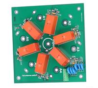 6 vías para el módulo de baja pérdida del interruptor remoto coaxial 1.8MHz-60MHz SO-239 para la selección de señal de onda corta de radio amateur