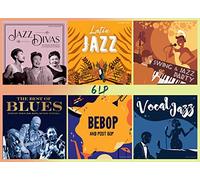 6 vinilos Jazz e Blues - Jazz Divas , Vocal Jazz , Swing & Jazz , The Best of Blues , Latin Jazz , Bebop