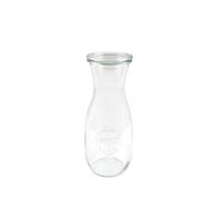 6 Weck Conservas 1/2 litros de jugo Botella RR60 con accesorios, en caja original Weck Selección