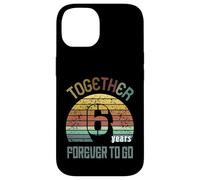 6 Wedding Anniversary For Couple - Six Years of Marriage Carcasa para iPhone 14