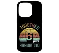 6 Wedding Anniversary For Couple - Six Years of Marriage Carcasa para iPhone 14 Pro