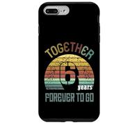 6 Wedding Anniversary For Couple - Six Years of Marriage Carcasa para iPhone 7 Plus/8 Plus