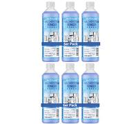 6 x 1000 ml limpiador de sistema de leche concentrado para cafeteras automáticas, espumador de leche, limpiador de espuma de leche, limpiador de leche, universal para todos los fabricantes