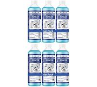6 x 1000 ml limpiador de sistema de leche concentrado para cafeteras automáticas, espumador de leche, limpiador de espuma de leche, limpiador de leche, universal para todos los fabricantes