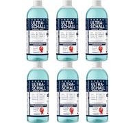 6 x 1000 ml limpiador ultrasónico concentrado | líquido | para gafas, relojes, joyas, dentaduras postizas, etc. en baño ultrasónico