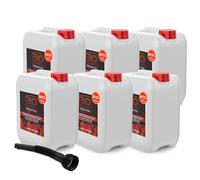 6 x 5 litros Bioetanol Premium con Embudo para chimeneas