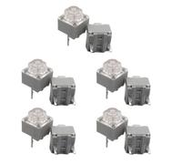 6 x 6 x 7,2 mm Ratón Microscopio Interruptor de Botón del Ratón HUANO Micro Interruptor 10 millones de clics 2 Pines 2 Pines / 10 Piezas
