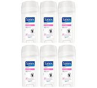 6 x 65 ml Sanex Dermo Invisible 24h Desodorante Stick (0% parabenos y alcohol)