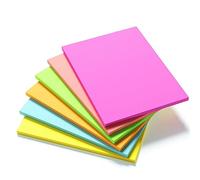 6 X 8 in Creative Almohadillas Adhesivas Gigantes Extra Grandes,6 Colores Brillantes,50 Hojas/Almohadilla, 6 Almohadillas para Borradores,Presentaciones,Herramientas de Organización Autoadhesivas