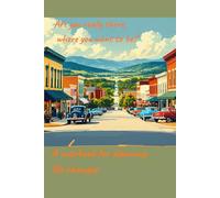 6" x 9" Lined Notebook "Small Town": Journal, Diary or Notebook for School and Work