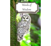 6 x 9 Soft Covered Journal: Wisdom in the Forest: 120 ruled lined pages Featuring a Majestic Owl - Perfect for Journaling or Daily Thoughts